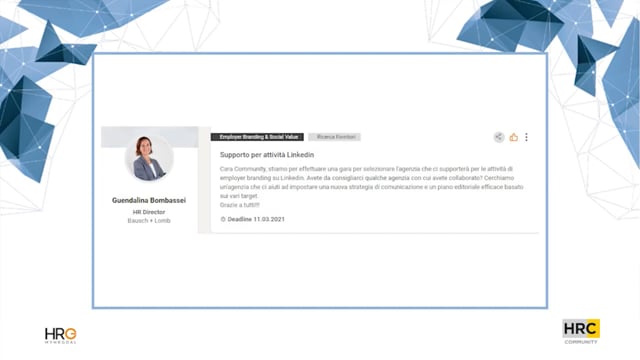 Supporto per attività LinkedIn FONDAZIONE CARIPLO