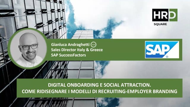 Digital onboarding e social attraction SAP