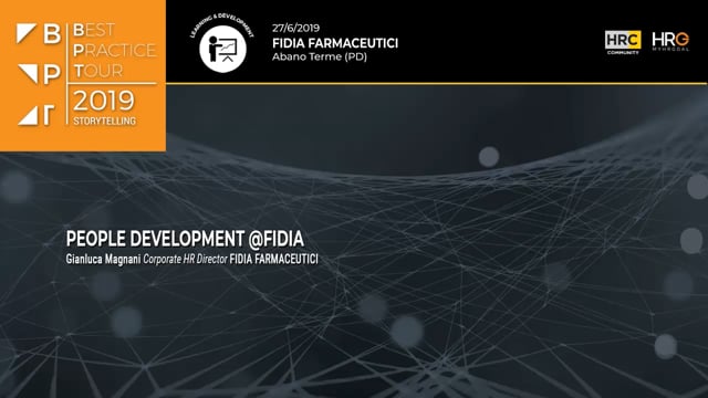 People Development @ FIDIA Gianluca Magnani FIDIA FARMACEUTI ...
