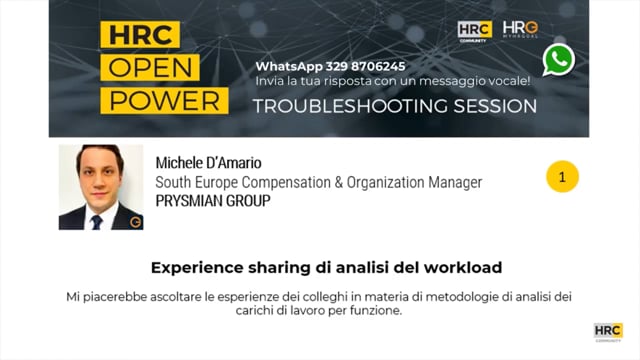 Barbara Tiziana de Mattia risponde su EXPERIENCE SHARING DI  ...