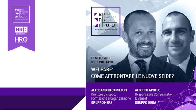 Welfare, come affrontare le nuove sfide GRUPPO HERA