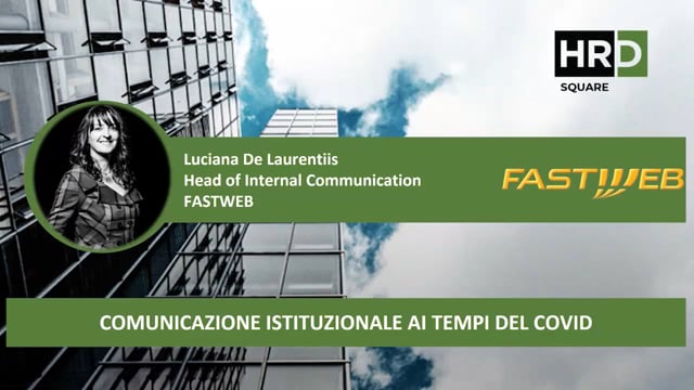 Comunicazione istituzionale ai tempi del covid FASTWEB
