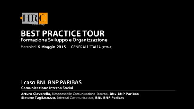 Comunicazione Interna Social BNL BNP Paribas
