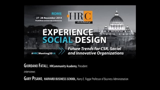  Exclusive Interview for HRC: Gary Pisano #HRCmeeting2014