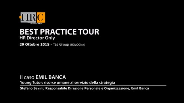 Young Tutor: risorse umane al servizio della strategia Emil  ...