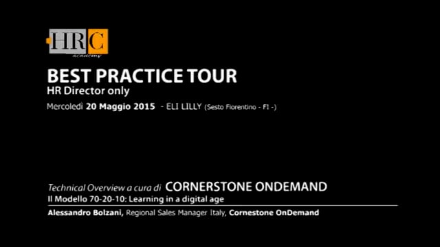 Il Modello 70-20-10: Learning in a digital age Cornerstone O ...