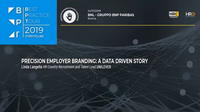 PRECISION EMPLOYER BRANDING: A DATA DRIVEN STORY Linda Lange ...