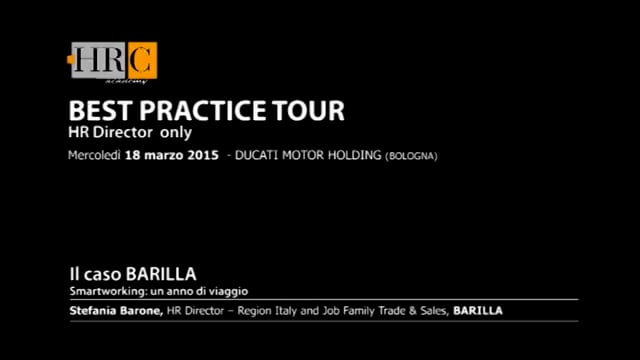 Smartworking Barilla
