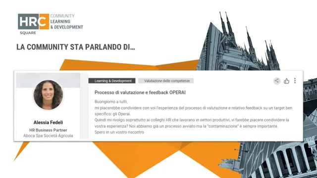 processo di valutazione e feedback operai CIRFOOD