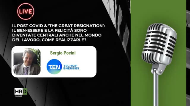 Great resignation, benessere, felicità e lavoro TECHNIP ENE ...
