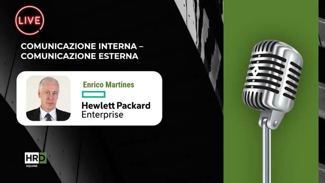 Comunicazione Interna Esterna HEWLETT PACKARD ENTERPRISE