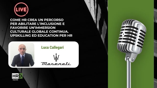 nclusion, cultura global, upskilling e education MASERATI