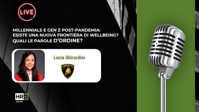 Wellbeing per Millennials e GenZ LAMBORGHINI