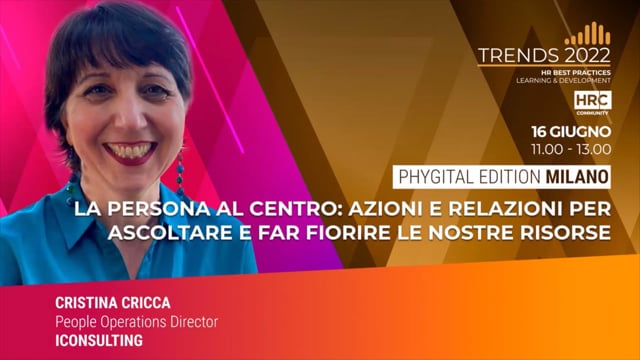 La persona al centro, azioni e relazioni per ascoltare e far ...