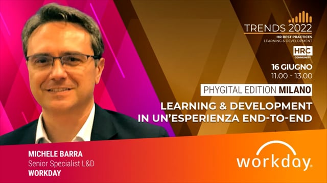 Learning & development in un’esperienza end-to-end WORKDAY