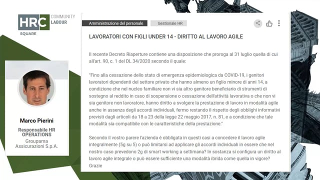 Diritto al lavoro agile NEXI