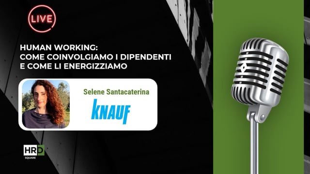 Human working KNAUF ITALIA
