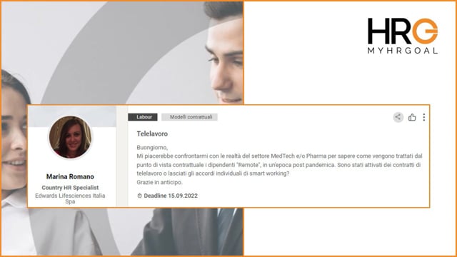 Call MyHRGoal – Telelavoro