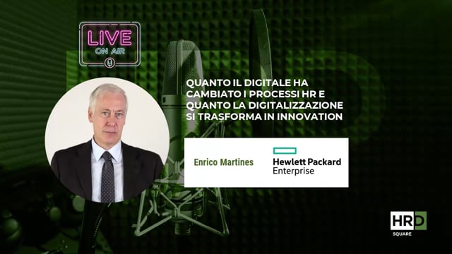 Digital e processi HR HEWLETT PACKARD ENTERPRISE