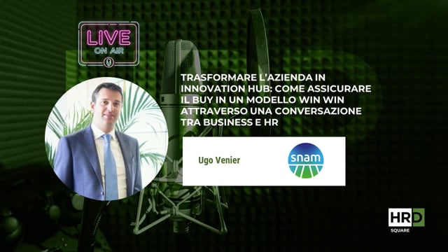 Trasformare l’azienda in innovation hub Snam