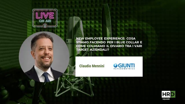 New employee experience GIUNTI PSYCHOMETRICS