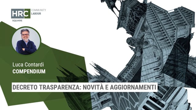 Decreto trasparenza - novità e aggiornamenti COMPENDIUM