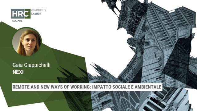 Remote and new ways of working - impatto sociale e ambiental ...