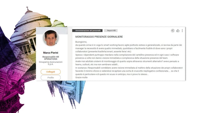 Monitoraggio presenze giornaliere STMICROELECTRONIC