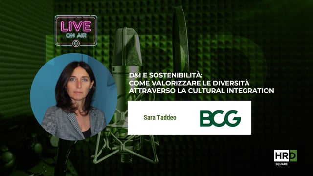 D&I e sostenibilità BOSTON CONSULTING GROUP