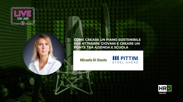 Piano sostenibile per attrarre i giovani GRUPPO PITTINI