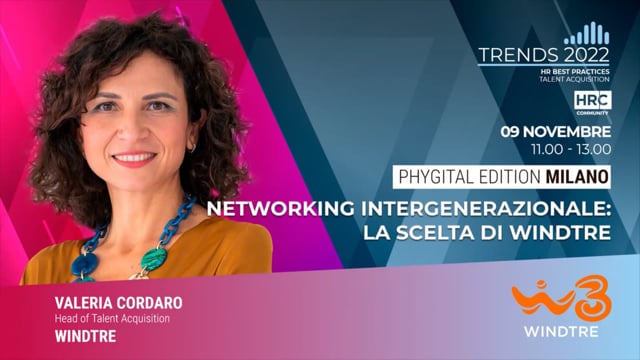 Networking intergenerazionale: la scelta di WINDTRE