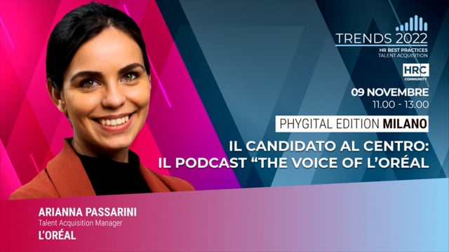 Il candidato al centro: il podcast “The voice of L’ORÉA ...
