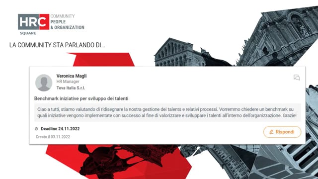 Benchmark iniziative per sviluppo dei talenti EXPRIVIA