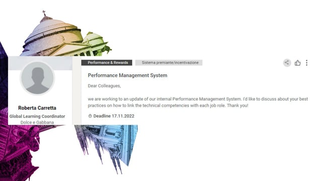 Performance Management System BANCA MEDIOLANUM