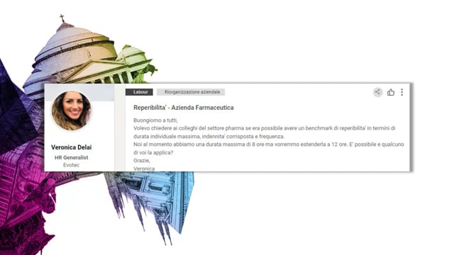 Reperibilità – azienda farmaceutica GRUPPO HERA