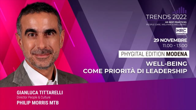 Well-being come priorità di leadership - PHILIP MORRIS MANU ...