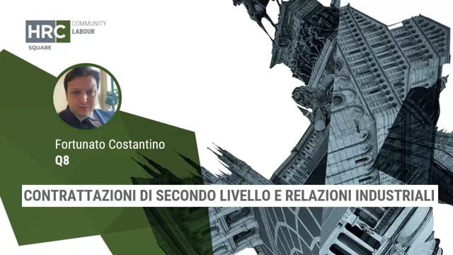 Contrattazioni di secondo livello e relazioni industriali Q8
