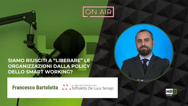 Policy smart working TOFFOLETTO DE LUCA TAMAJO