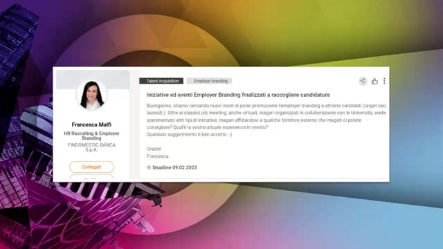 Q&A Iniziative ed eventi Employer Branding finalizzati a rac ...