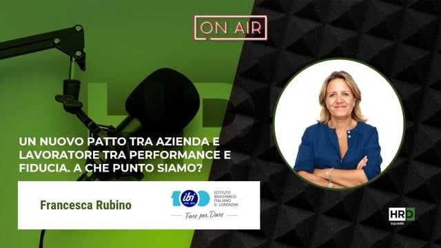 Patto azienda-lavoratore tra performance e fiducia IBI LOREN ...