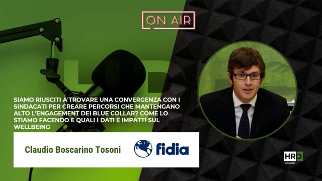 Convergenza con sindacati per engagement blue collar FIDIA F ...