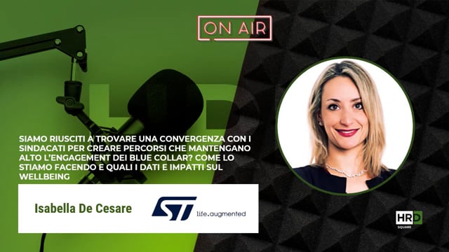 Convergenza con sindacati per engagement blue collar STMICRO ...