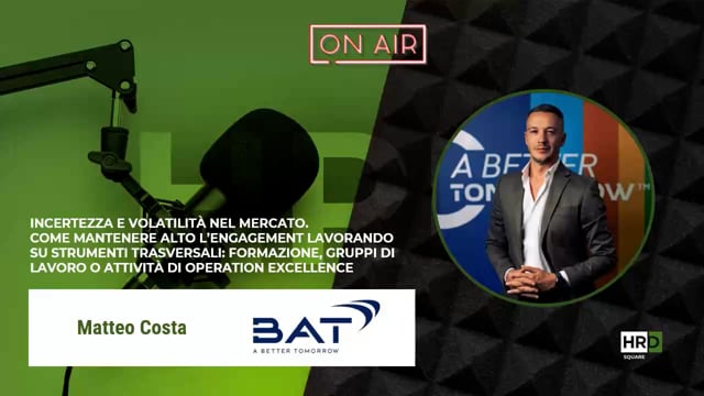 Incertezza nel mercato, engagement e strumenti trasversali B ...