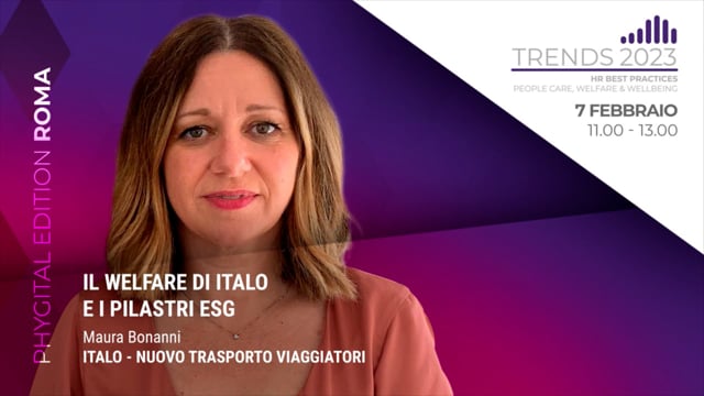 Il welfare di italo e i pilastri ESG – ITALO – NUOVO TRA ...