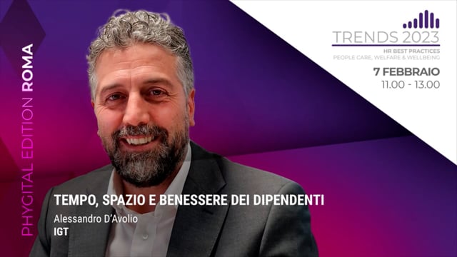 Tempo, spazio e benessere dei dipendenti - IGT