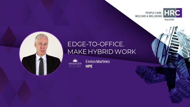 Edge-to-office. Make hybrid work HPE