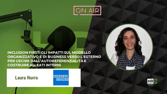 Inclusion first - uscire dall’autoreferenzialità AMERICAN ...