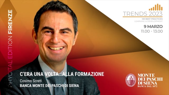 C’era una volta… alla formazione - BANCA MONTE DEI PASCH ...