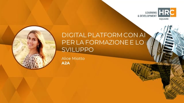 Digital Platform con AI per la formazione e lo sviluppo A2A