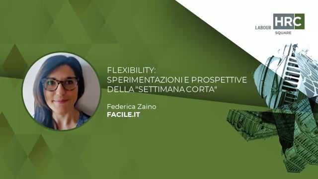Flexibility: sperimentazioni e prospettive  della settimana  ...